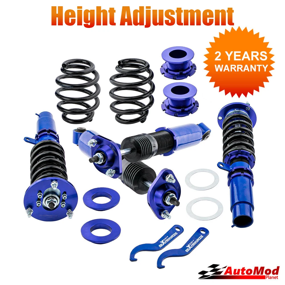 Coilovers Shock Strut Spring Kits For BMW E46 3 Series M3 320i 323i 1998-2005 Adjustable Height 
Coilovers Shock Strut Spring Kits For BMW E46 3 Series M3 320i 323i 1998-2005 Adjustable Height