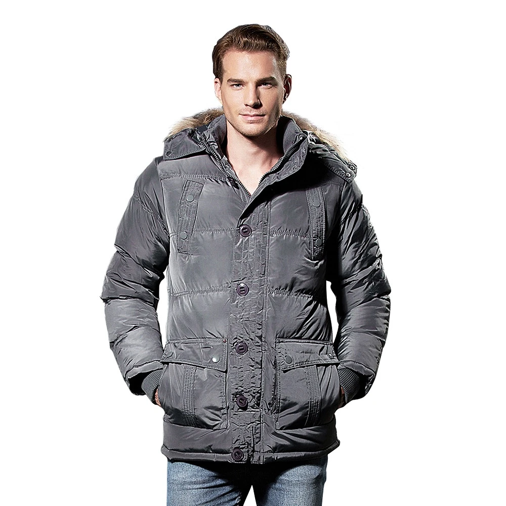 Mens Sustans Padded Long Coat Winter Outdoor Zipper Hooded Fur Collar Cotton-padded Clothes Jacket Warm Parka
Mens Sustans Padded Long Coat Winter Outdoor Zipper Hooded Fur Collar Cotton-padded Clothes Jacket Warm Parka