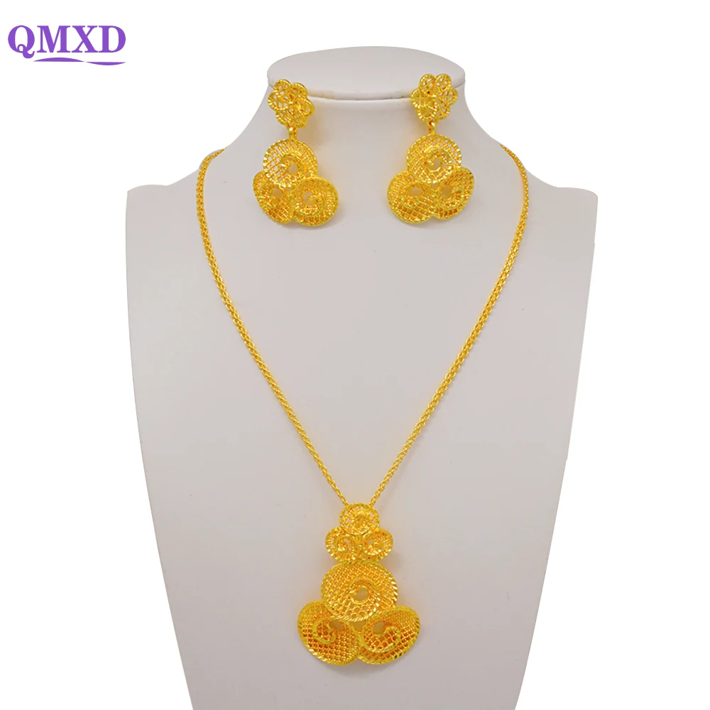 Jewelry Sets For Women Trendy Necklace And Earrings Copper Pendant Dubai African Bride Wedding Jewelry Choker Necklace Sets
Jewelry Sets For Women Trendy Necklace And Earrings Copper Pendant Dubai African Bride Wedding Jewelry Choker Necklace Sets