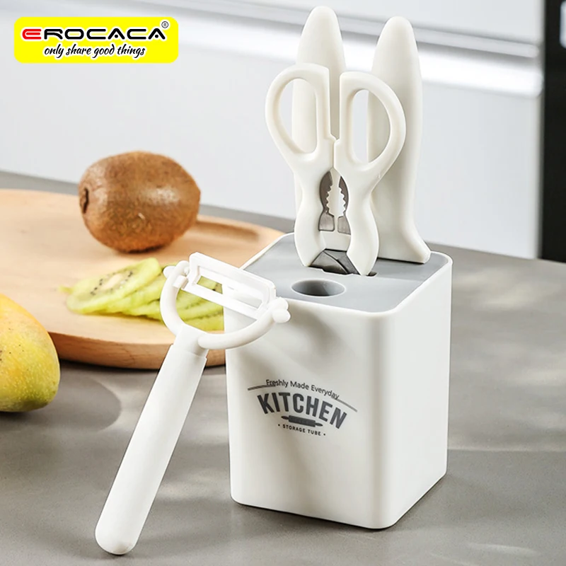 Kitchen Gadget Set 5-piece Set of Peeling Knife Fruit Knife Melon Planer Auxiliary Food Tool Combination Set with Storage Sea
Kitchen Gadget Set 5-piece Set of Peeling Knife Fruit Knife Melon Planer Auxiliary Food Tool Combination Set with Storage Sea