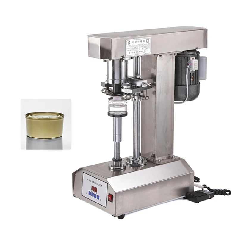 

Rotary Can Seamer Stainless Steel Coffee Sealing Machines Can Sealer Aluminium Beer Cans Canning Machines