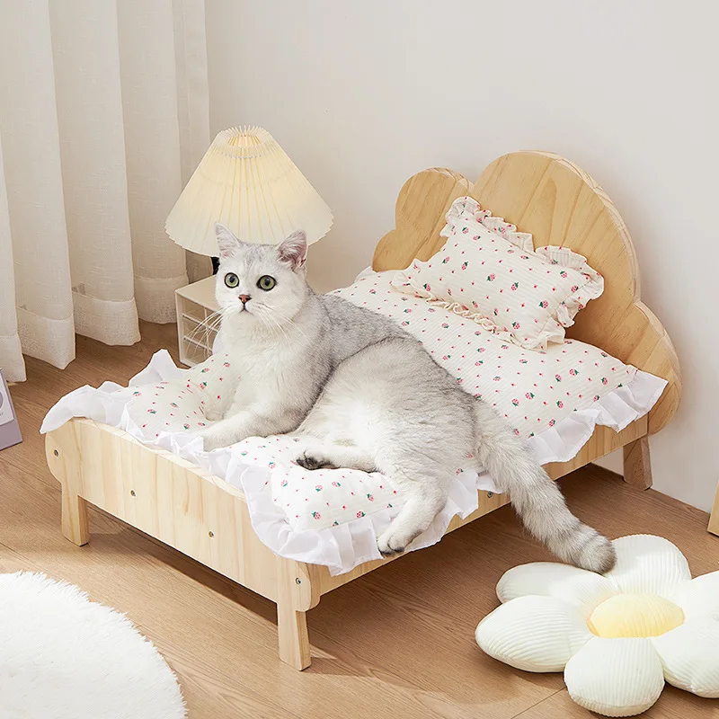 Solid Wood Cats Bed Pets Princess Beds Rabbit Dog Kitten Deeping Sleep Mat Pets House Four Seasons Sofa Bed
Solid Wood Cats Bed Pets Princess Beds Rabbit Dog Kitten Deeping Sleep Mat Pets House Four Seasons Sofa Bed