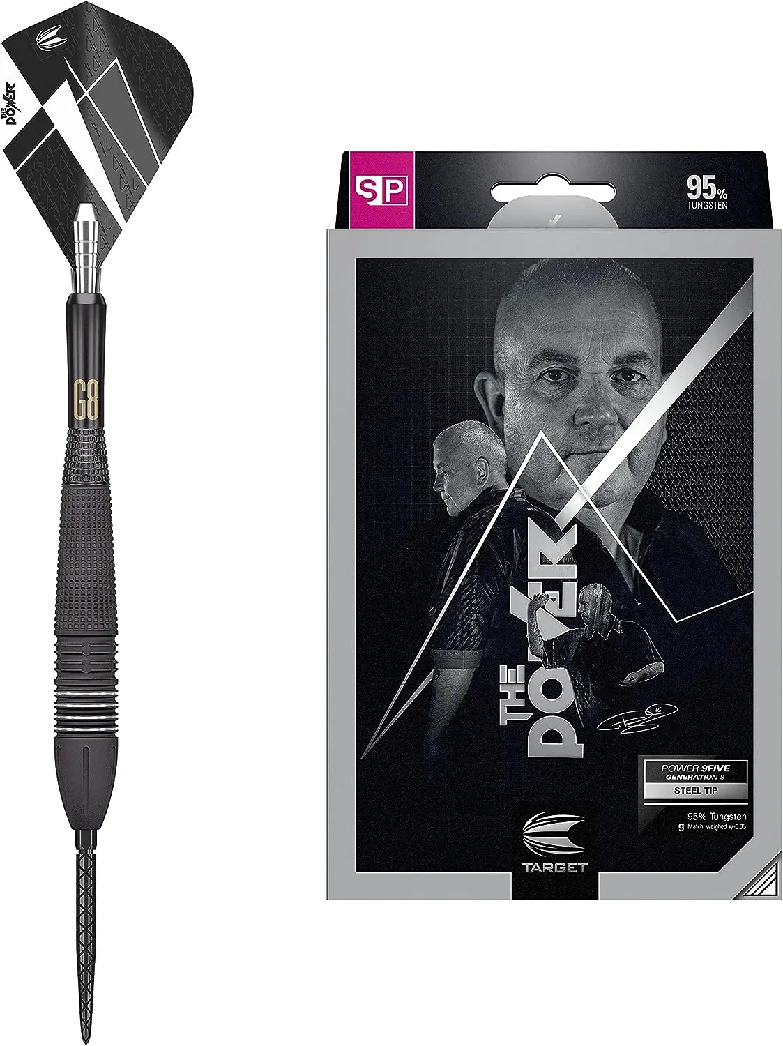 Dart Phil Taylor Power 9-Five Gen 8 95% Tungsten Swiss Point Steel Tip Darts Set Broadhead Archery accessories Darth maul Bow fi
Dart Phil Taylor Power 9-Five Gen 8 95% Tungsten Swiss Point Steel Tip Darts Set Broadhead Archery accessories Darth maul Bow fi
