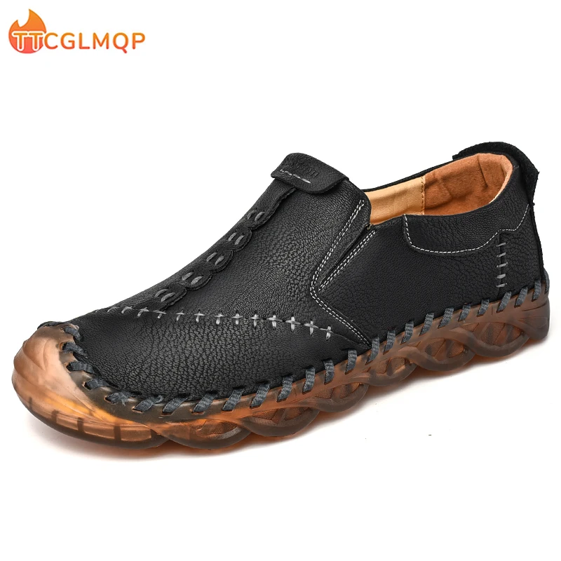 Brand Men's Leather Shoes Men's Casual Shoes Handmade Mens Loafers Classic Moccasins Outdoor Non Slip Men's Sneakers Big Size
Brand Men's Leather Shoes Men's Casual Shoes Handmade Mens Loafers Classic Moccasins Outdoor Non Slip Men's Sneakers Big Size