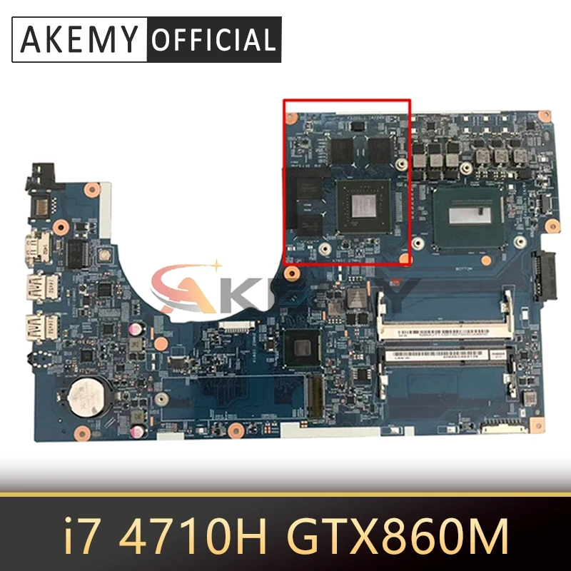 Akemy 14204-1M 448.02G13.001M for ACER VN7-791 VN7-791G Laptop motherboard CPU i7 4710H GTX860M DDR3 Test OK Mainboard
Akemy 14204-1M 448.02G13.001M for ACER VN7-791 VN7-791G Laptop motherboard CPU i7 4710H GTX860M DDR3 Test OK Mainboard