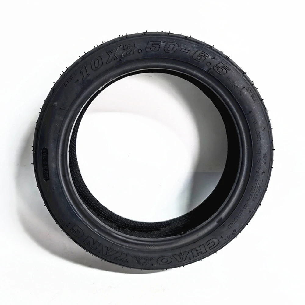10 Inch 10x2.50-6.5 Electric Scooter Tubeless Tyre For Ninebot Max G30 Scooter Tire Rubber Excellent Replacement Applications
10 Inch 10x2.50-6.5 Electric Scooter Tubeless Tyre For Ninebot Max G30 Scooter Tire Rubber Excellent Replacement Applications