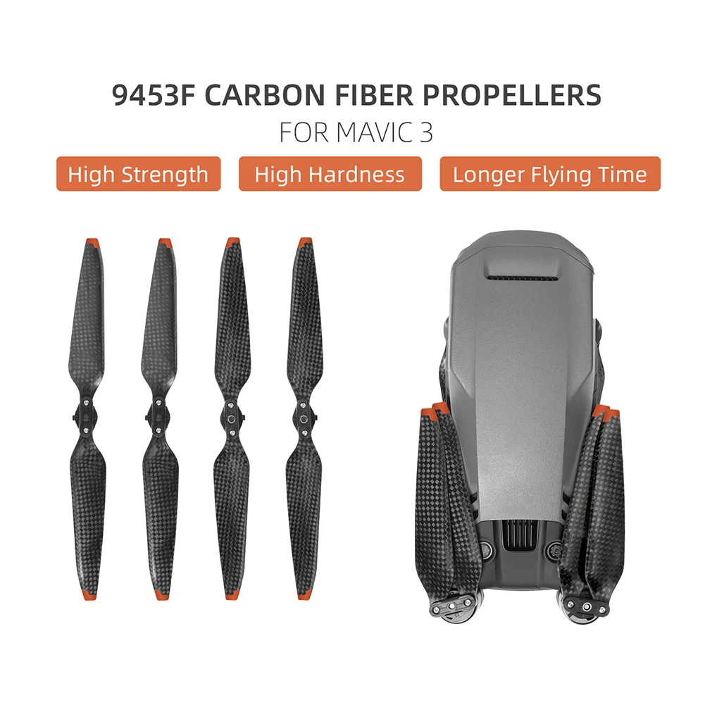 1/2Pair Quick-Release Drone Propeller for DJI Mavic 3 Carbon Fiber Foldable Spare Blade Strong Replacement Accessory
1/2Pair Quick-Release Drone Propeller for DJI Mavic 3 Carbon Fiber Foldable Spare Blade Strong Replacement Accessory