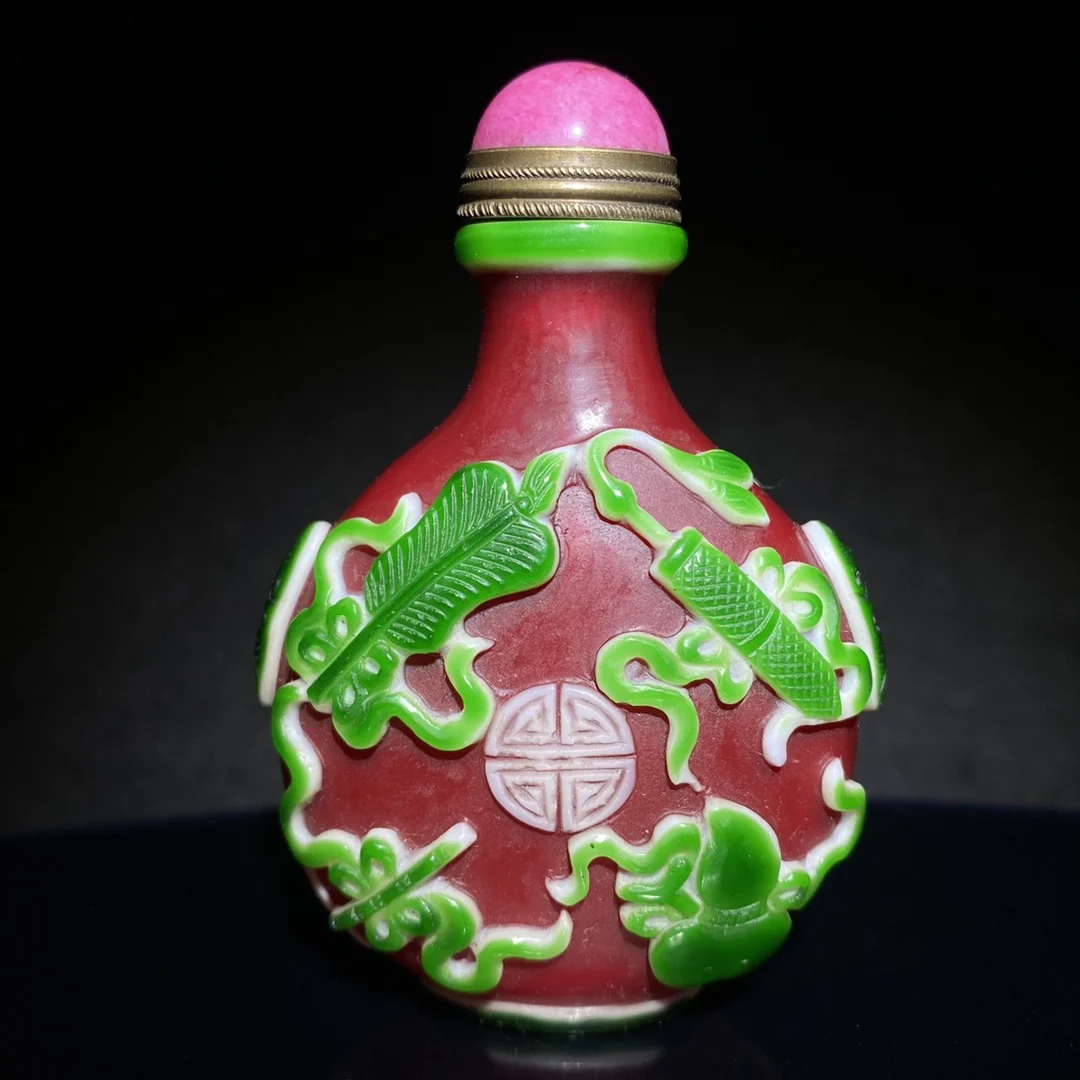 Изысканная ручная резная старинная стеклянная табак бутылка украшение темных Восьми Бессмертных
Изысканная ручная резная старинная стеклянная табак бутылка украшение темных Восьми Бессмертных