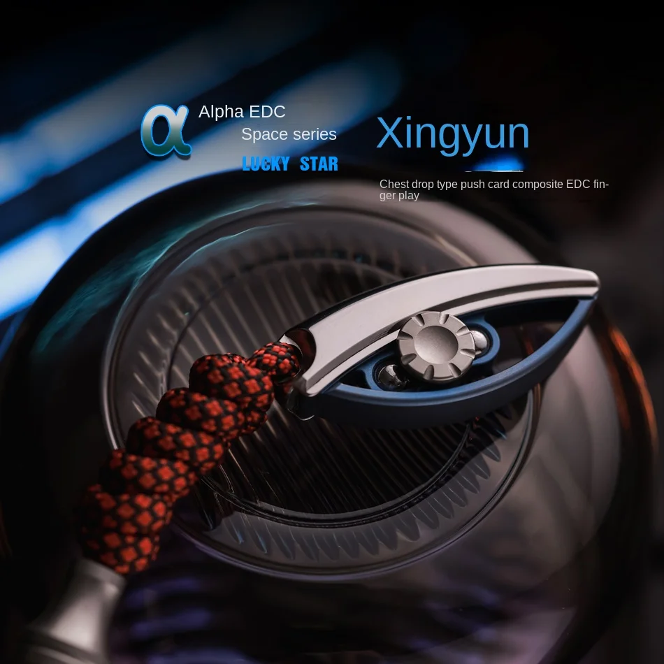 EDC Space Series Xingyun Composite Hand-Playing Finger-Playing Push-Board Wheel Pop-up Decompression Metal Hanging Chest
EDC Space Series Xingyun Composite Hand-Playing Finger-Playing Push-Board Wheel Pop-up Decompression Metal Hanging Chest