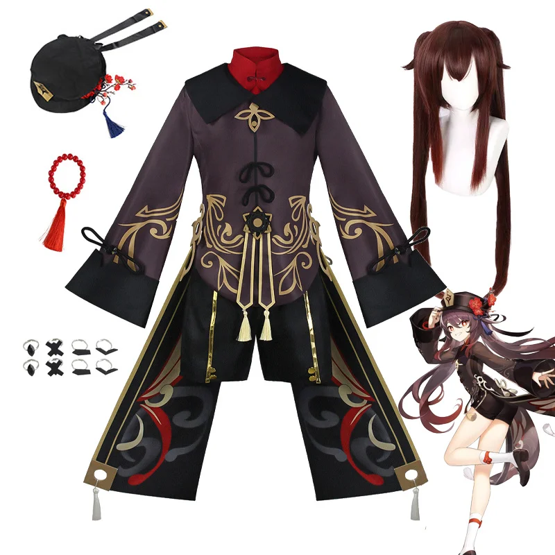 Anime Genshin Impact Hutao Cosplay Uniform Wig Full Set Cosplay Anime Chinese Style Halloween Costumes Cosplay Sels
Anime Genshin Impact Hutao Cosplay Uniform Wig Full Set Cosplay Anime Chinese Style Halloween Costumes Cosplay Sels