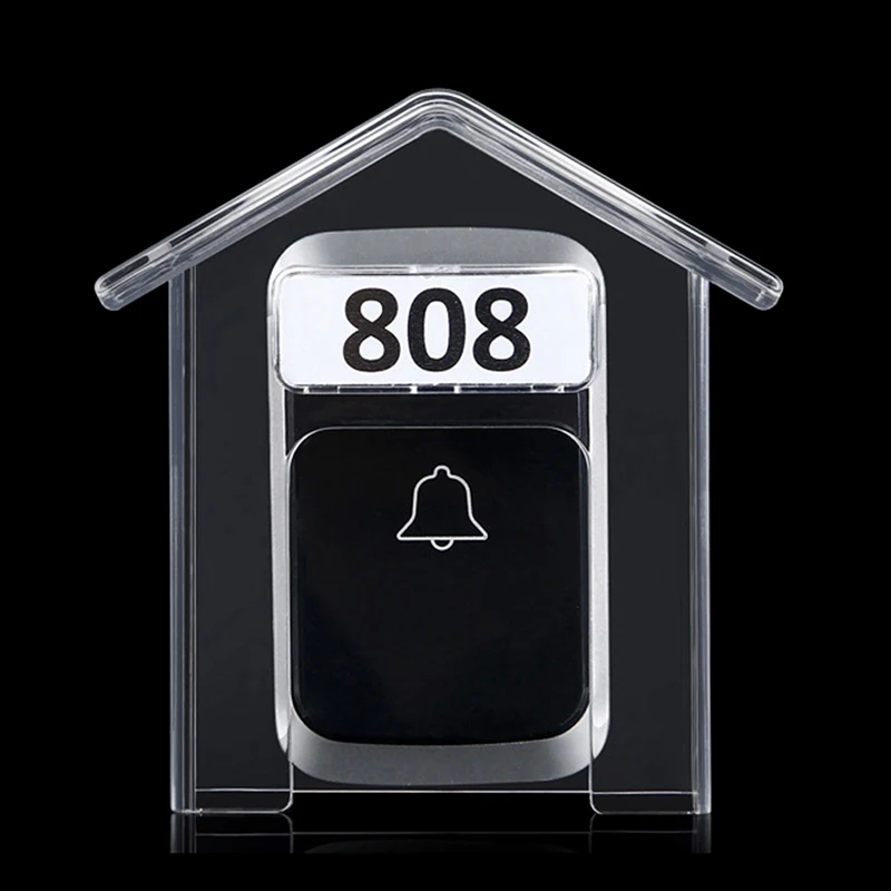 1Pc Smart Door Bell Ring Chime Button Waterproof Home Waterproof Case Transparent Waterproof Cover For Wireless Doorbell Tool
1Pc Smart Door Bell Ring Chime Button Waterproof Home Waterproof Case Transparent Waterproof Cover For Wireless Doorbell Tool