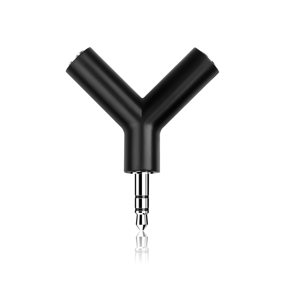 Smartphone Player Audio Cables 3.5mm Earphone Adapter 1Male To 2 Female Jack Adapter Plug Stereo Headphone Splitter For PC/MP3
Smartphone Player Audio Cables 3.5mm Earphone Adapter 1Male To 2 Female Jack Adapter Plug Stereo Headphone Splitter For PC/MP3