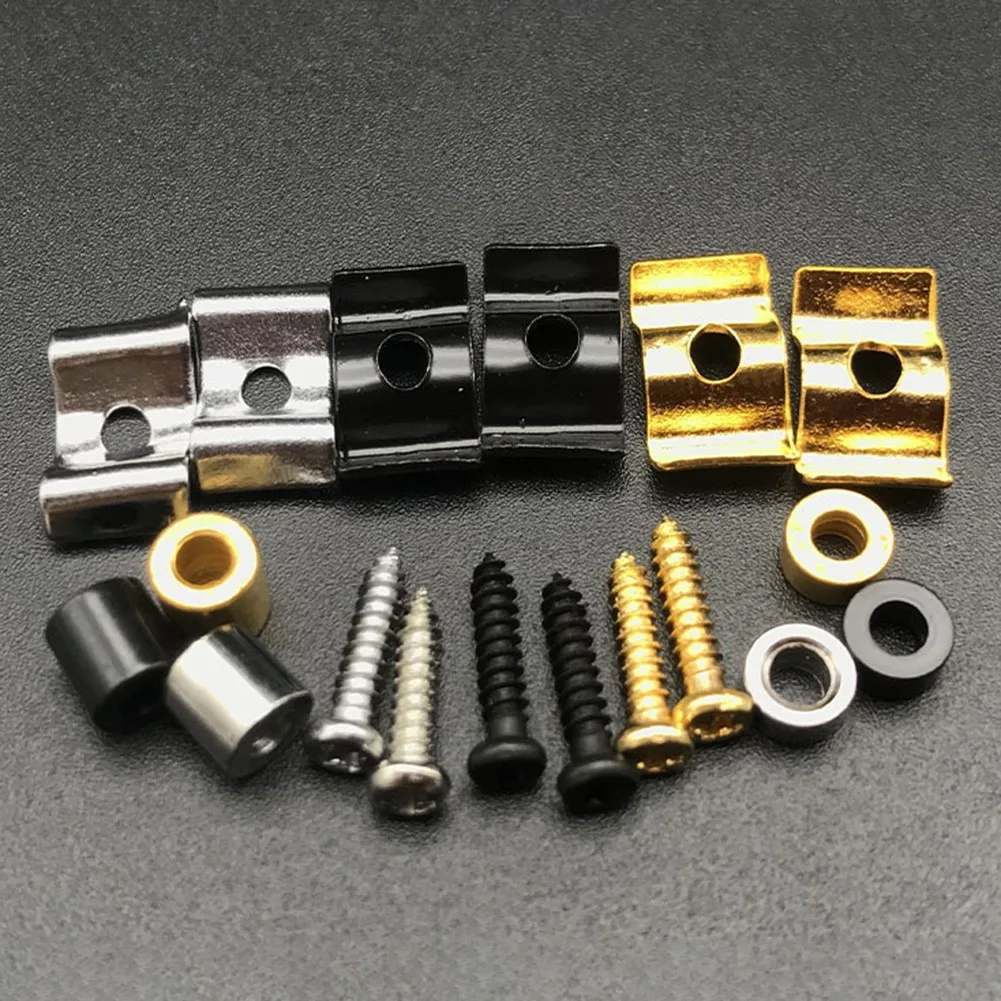 1 Pair Of String Trees Retainers Electric Guitar Gold Black Chrome With Screw Fender ST SQ Series Electric Guitars Accessories
1 Pair Of String Trees Retainers Electric Guitar Gold Black Chrome With Screw Fender ST SQ Series Electric Guitars Accessories
