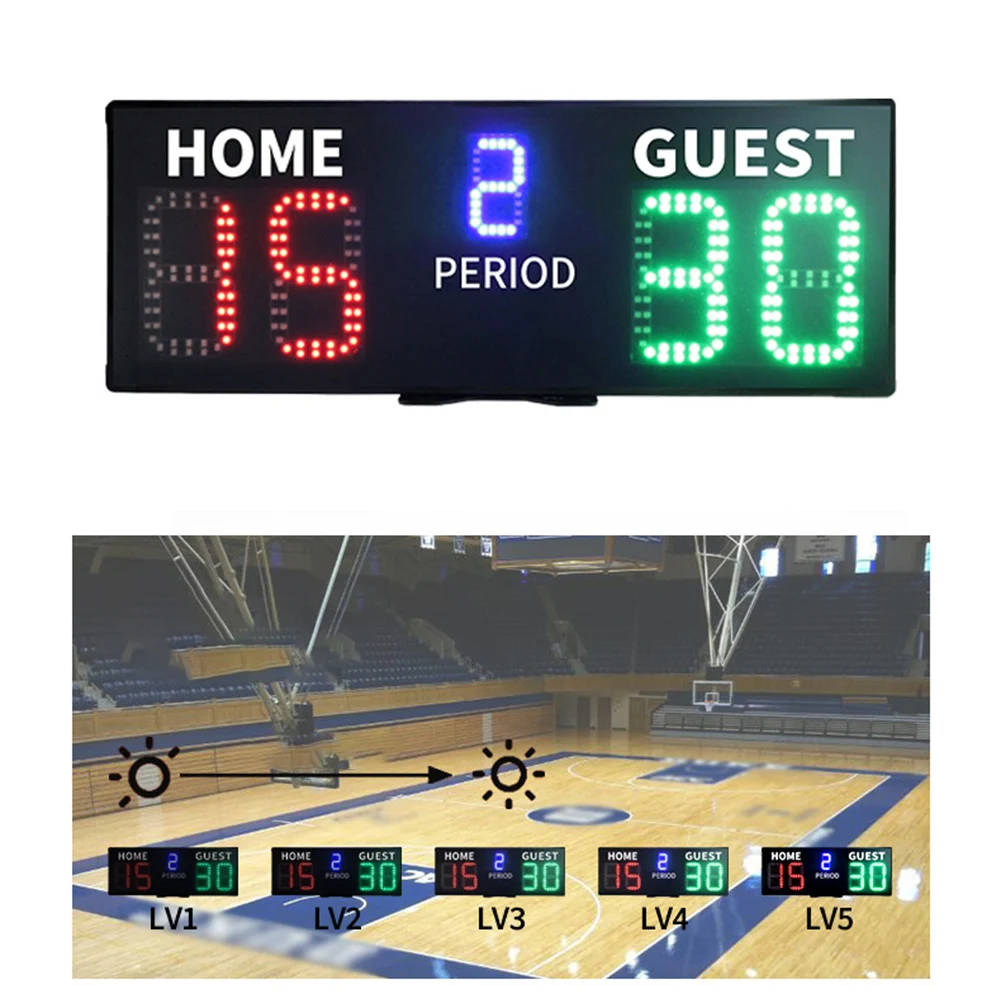 Digital Scorer Electric Scoreboard Indoor Activities Remote Control Two Working Modes For Tennis Basketball Billiard
Digital Scorer Electric Scoreboard Indoor Activities Remote Control Two Working Modes For Tennis Basketball Billiard