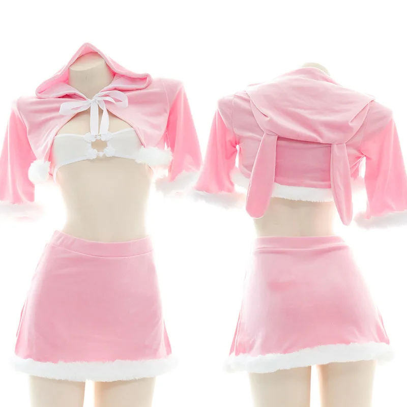 Sweet Girls Sexy Costume Halloween Lingerie for Women Bunny Girl Roleplay White Pink Anime Cosplay Bunny Suit Stripper Clothes
Sweet Girls Sexy Costume Halloween Lingerie for Women Bunny Girl Roleplay White Pink Anime Cosplay Bunny Suit Stripper Clothes
