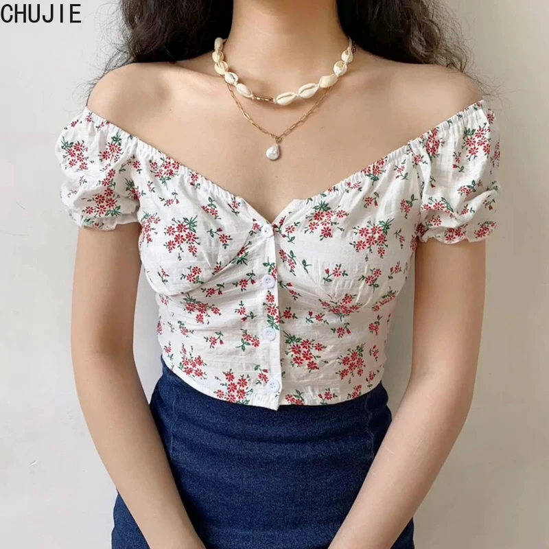 Sexy Square Collar Sweet Floral Print Short T-shirts Boho 2022 Casual Puff Sleeves Sexy V-neck Backless Short Tees Tops Y2k
Sexy Square Collar Sweet Floral Print Short T-shirts Boho 2022 Casual Puff Sleeves Sexy V-neck Backless Short Tees Tops Y2k