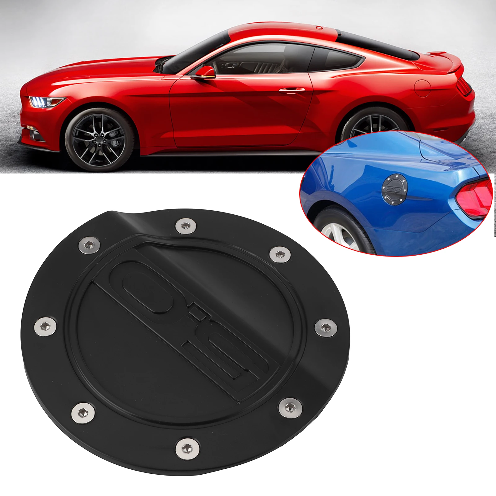 ABS Car Fuel Door Cover Gas Tank Cap Lid Car Exterior Parts Fit for Ford Mustang All Model 2015‑2021
ABS Car Fuel Door Cover Gas Tank Cap Lid Car Exterior Parts Fit for Ford Mustang All Model 2015‑2021