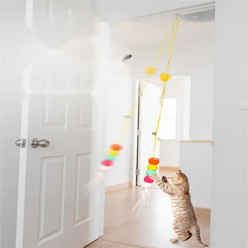 Retractable Hanging Door Cat Toy with Super Suction Cup- Hanging Interactive Cat, Suction Window Cat Teaser Toy
Retractable Hanging Door Cat Toy with Super Suction Cup- Hanging Interactive Cat, Suction Window Cat Teaser Toy