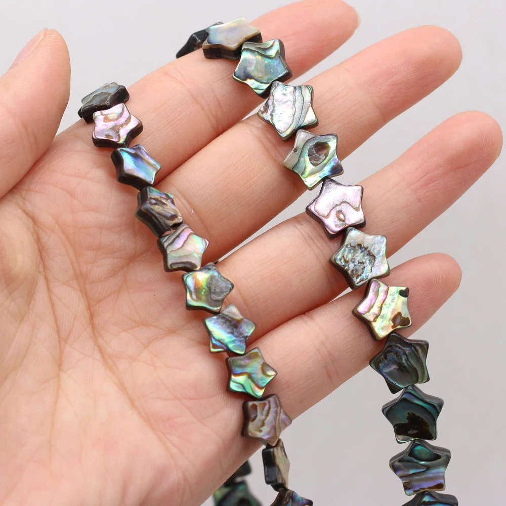 Bulk 5pcs Pentagram Shape Loose Spacer Beads Natural Abalone Shell Beads for Jewelry Making DIY Women Necklace Bracelet Earrings
Bulk 5pcs Pentagram Shape Loose Spacer Beads Natural Abalone Shell Beads for Jewelry Making DIY Women Necklace Bracelet Earrings