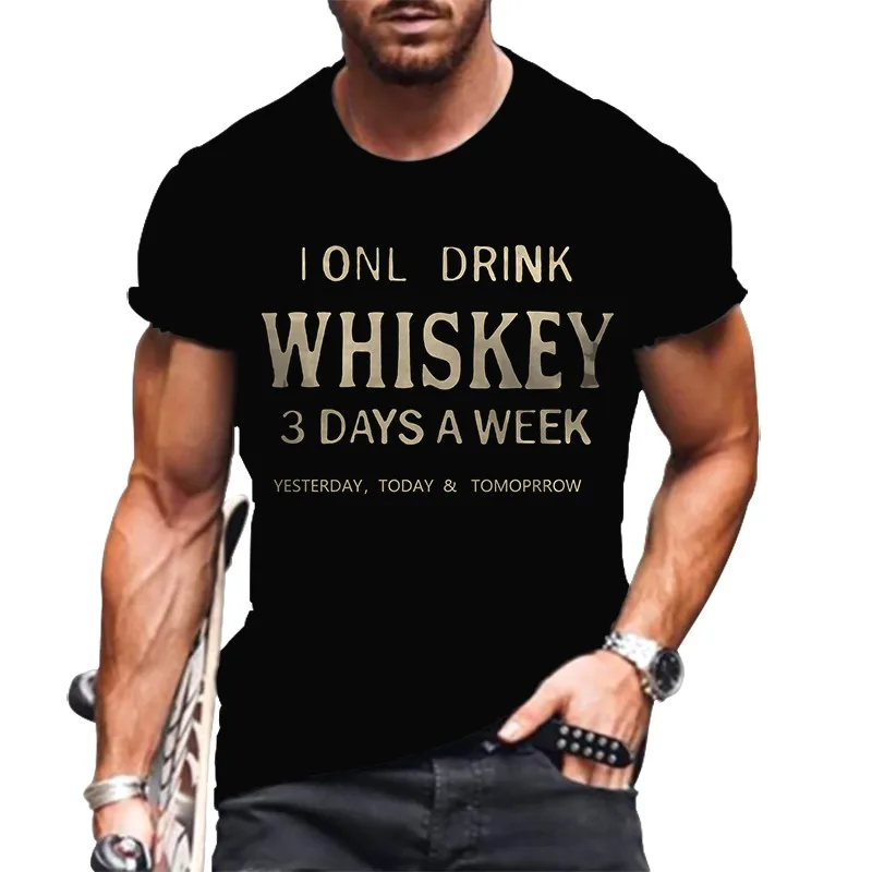 New Summer Mens T-Shirts 3D Letters Printing Casual Oversized T-Shirt Round-Collared Loose Clothing Men T-Shirt Plus Size 6XL
New Summer Mens T-Shirts 3D Letters Printing Casual Oversized T-Shirt Round-Collared Loose Clothing Men T-Shirt Plus Size 6XL