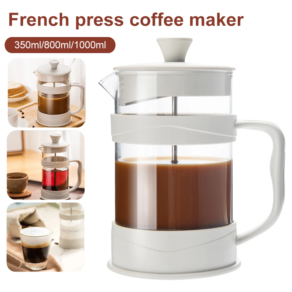 French Press Coffee Maker Stainless Steel Espresso Coffee Pot Filter Heat Resistant Coffee Pot Barista Tools Kettle Coffeeware
French Press Coffee Maker Stainless Steel Espresso Coffee Pot Filter Heat Resistant Coffee Pot Barista Tools Kettle Coffeeware