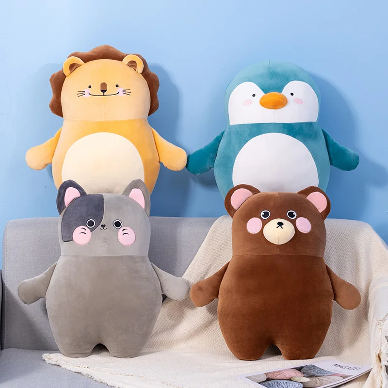 Kawaii Animal Lion Penguin Bear Cat Plush Doll Pillow Creative Decoration Cute Baby Enlightenment Toy Baby Child Birthday Gift
Kawaii Animal Lion Penguin Bear Cat Plush Doll Pillow Creative Decoration Cute Baby Enlightenment Toy Baby Child Birthday Gift