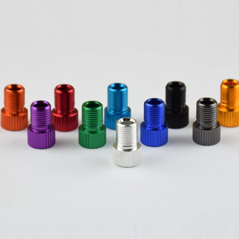 10Pcs Aluminum Alloy Presta Valve to Schrader Valve Converter Bicycle Bike Valve Adapter Bicycle Tube Pump Air Compressor Tools
10Pcs Aluminum Alloy Presta Valve to Schrader Valve Converter Bicycle Bike Valve Adapter Bicycle Tube Pump Air Compressor Tools
