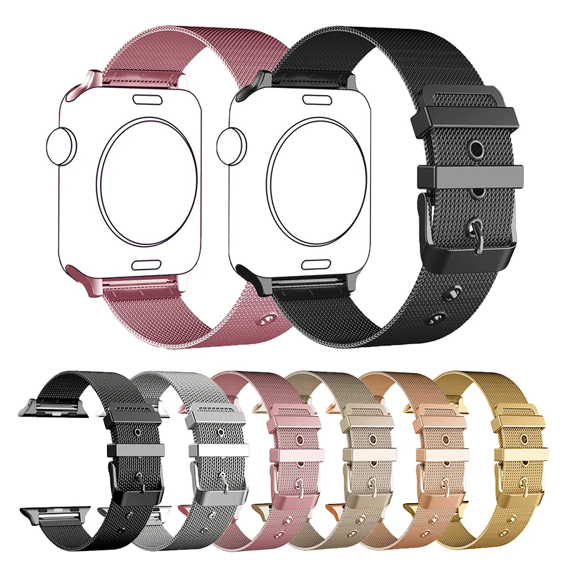 Milan Metal Stainless Steel Loop Band For Apple Watch Band 38/40/41MM For iWatch SE 7/6/5/4 42/44/45MM Pin buckle Bracelet
Milan Metal Stainless Steel Loop Band For Apple Watch Band 38/40/41MM For iWatch SE 7/6/5/4 42/44/45MM Pin buckle Bracelet