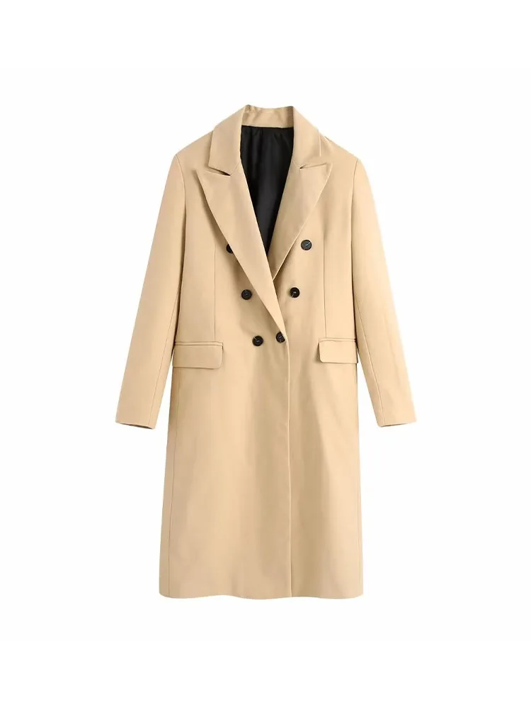 PB&ZA 8119727 Women 2022 Autumn New Fashion Double Breasted Coat Vintage Long Sleeve Female Outerwear Chic Overcoat 8119/727
PB&ZA 8119727 Women 2022 Autumn New Fashion Double Breasted Coat Vintage Long Sleeve Female Outerwear Chic Overcoat 8119/727