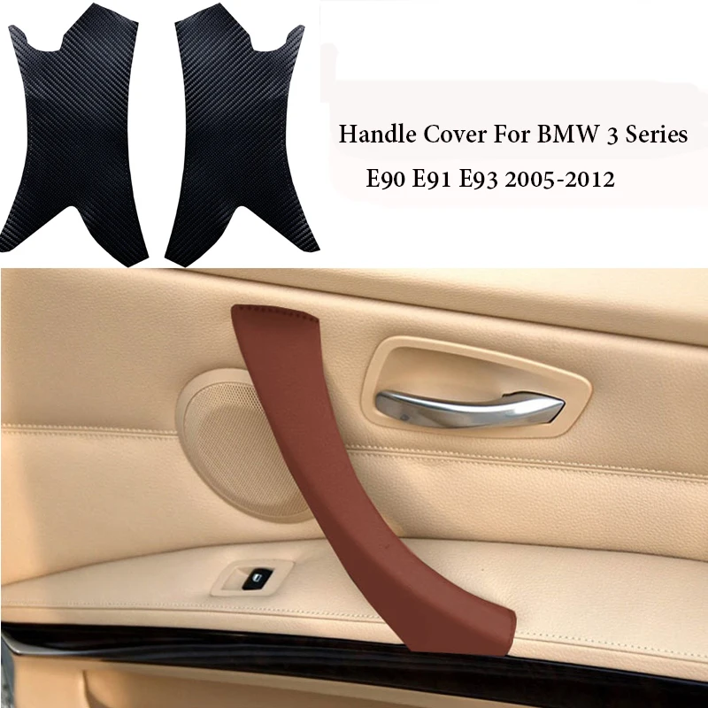 Car Leather Right /Left Door Panel Handle Handle Cover Inner Pull Trim Cover For BMW 3 Series E90 E91 E93 2005-12 Interior Parts
Car Leather Right /Left Door Panel Handle Handle Cover Inner Pull Trim Cover For BMW 3 Series E90 E91 E93 2005-12 Interior Parts