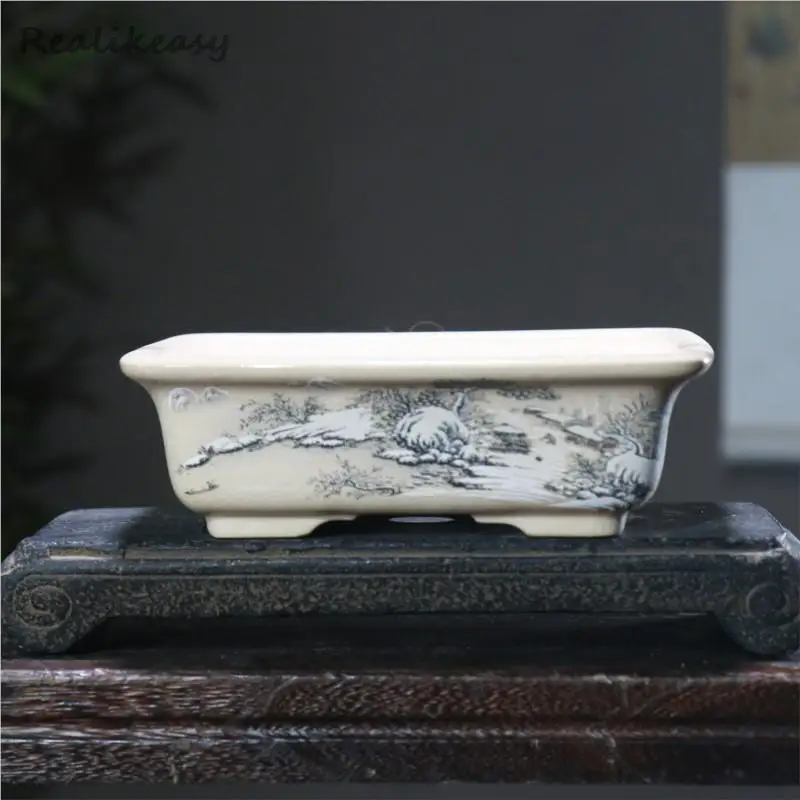 6 Size Purple Sand Flower Pot Ceramic Bonsai Pot Hand painted Succulent Flower Pot Chinese Landscape Flower Pot Home Decor LE302
6 Size Purple Sand Flower Pot Ceramic Bonsai Pot Hand painted Succulent Flower Pot Chinese Landscape Flower Pot Home Decor LE302