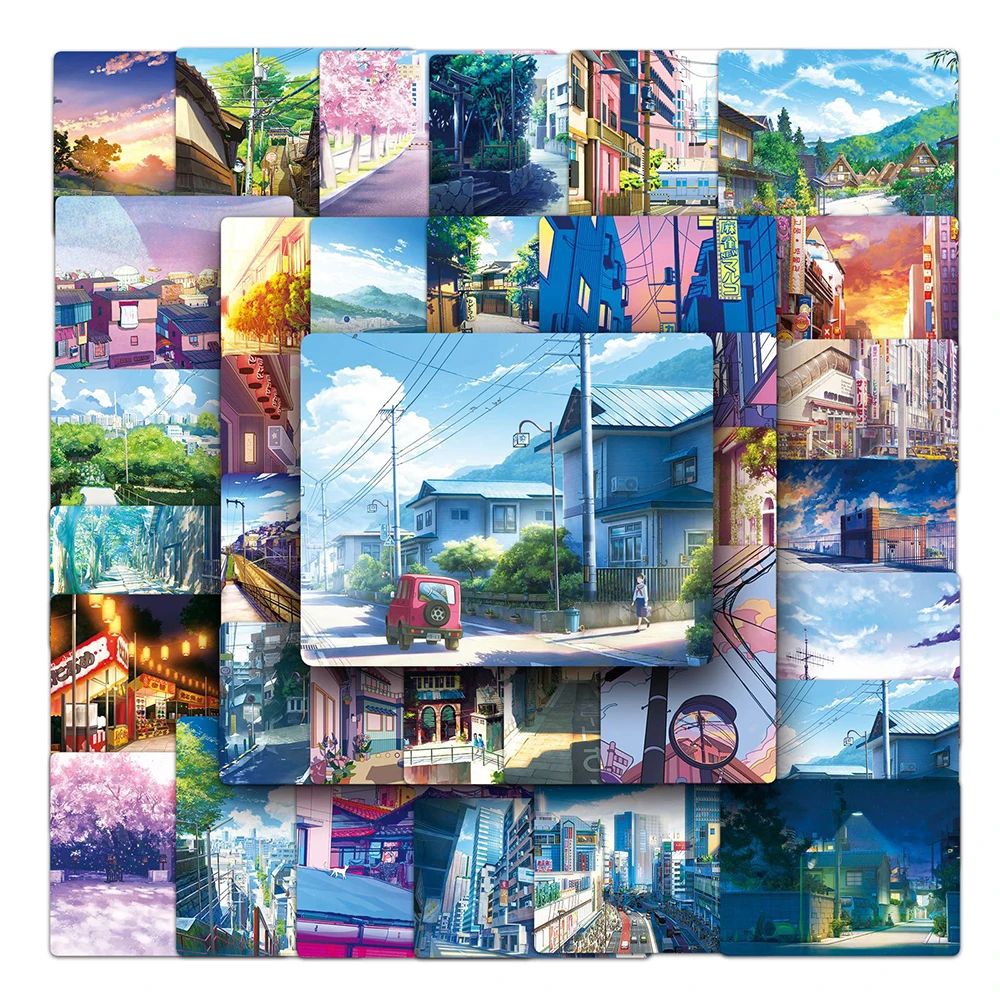 10/30/50PCS Cool Anime Street Landscape Aesthetic Stickers IY Skateboard Laptop Guitar Phone Luggage Car Helmet Cartoon Sticker
10/30/50PCS Cool Anime Street Landscape Aesthetic Stickers IY Skateboard Laptop Guitar Phone Luggage Car Helmet Cartoon Sticker