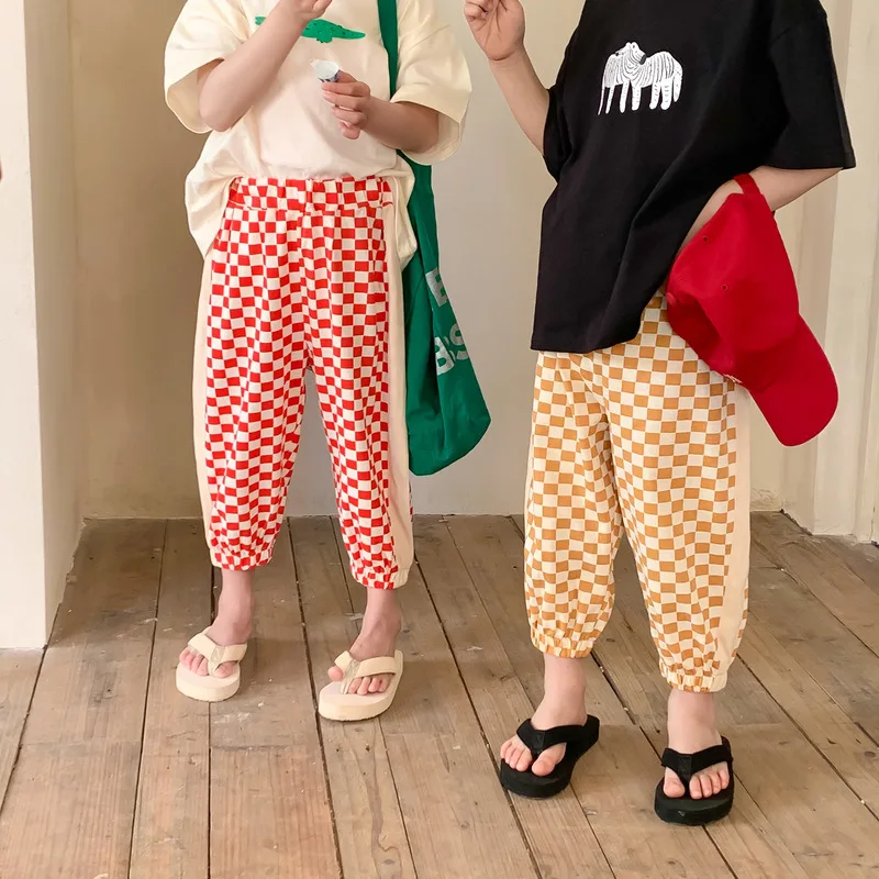 Autumn Unisex 4 Colors Plaid Sports Pants Boys and Girls Cotton Cool Sweatpants
Autumn Unisex 4 Colors Plaid Sports Pants Boys and Girls Cotton Cool Sweatpants