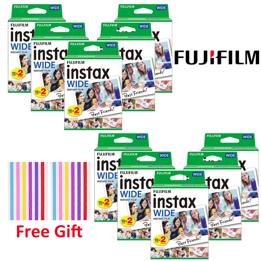For Fujifilm Instax WIDE 210 200 300 100 500AF Instant Film Camera 10-200 Sheets Instax Mini WIDE Films Photo Paper 
For Fujifilm Instax WIDE 210 200 300 100 500AF Instant Film Camera 10-200 Sheets Instax Mini WIDE Films Photo Paper