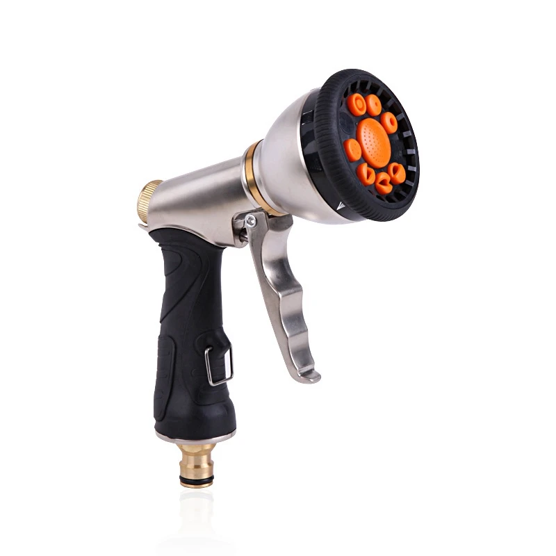 1 PCS High Pressure Nozzle Garden Hose Nozzle Multipurpose 8 Functions Front Trigger Spray Nozzle
1 PCS High Pressure Nozzle Garden Hose Nozzle Multipurpose 8 Functions Front Trigger Spray Nozzle