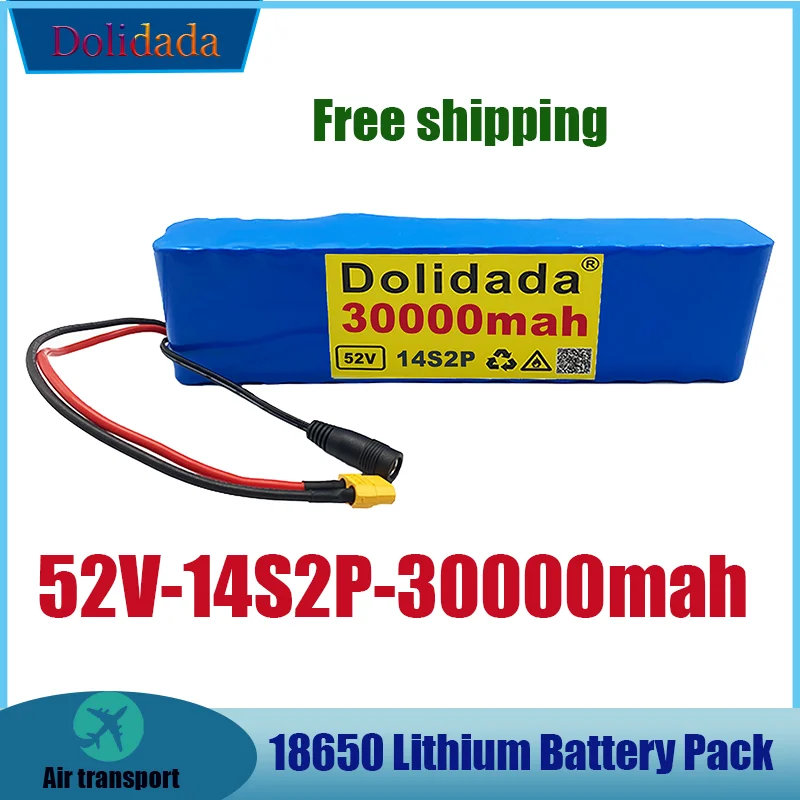52V 14S2P 30000mAh 18650 800W lithium battery for balance car, electric bicycle, scooter, tricycle
52V 14S2P 30000mAh 18650 800W lithium battery for balance car, electric bicycle, scooter, tricycle