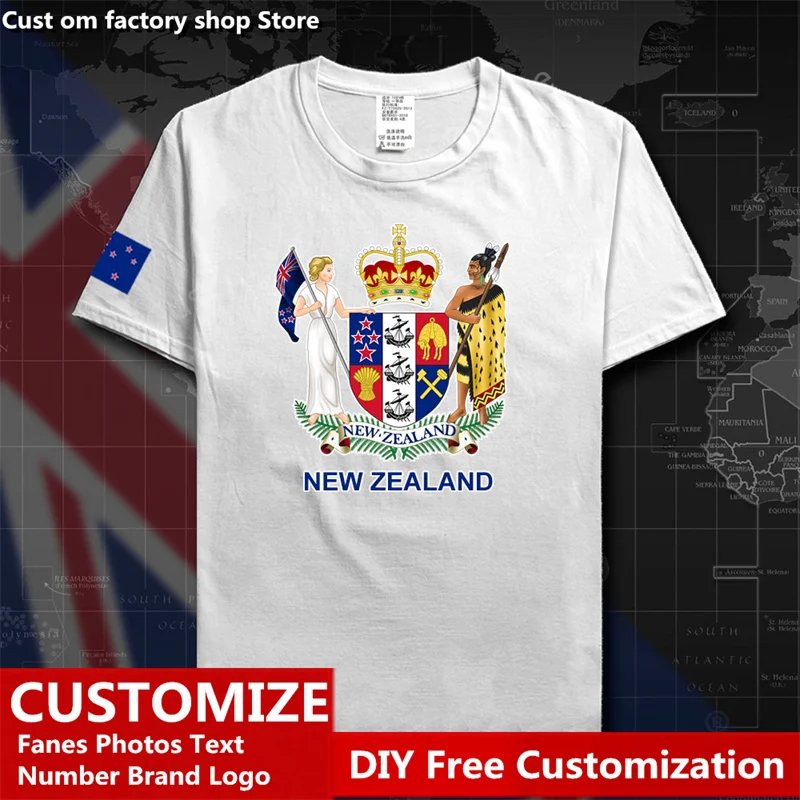 New Zealand Country T shirt Custom Jersey Fans DIY Name Number LOGO Tshirt High Street Fashion Hip Hop Loose Casual T-shirt
New Zealand Country T shirt Custom Jersey Fans DIY Name Number LOGO Tshirt High Street Fashion Hip Hop Loose Casual T-shirt