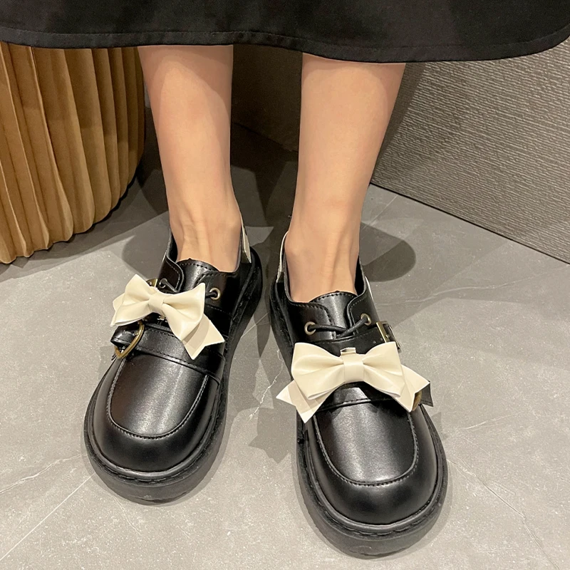 Casual Women Dress Party Mary Janes Flats Brown Shoes Fashion Bow Lolita Platform Sandals 2022 Autumn New Round Toe Women Shoes
Casual Women Dress Party Mary Janes Flats Brown Shoes Fashion Bow Lolita Platform Sandals 2022 Autumn New Round Toe Women Shoes