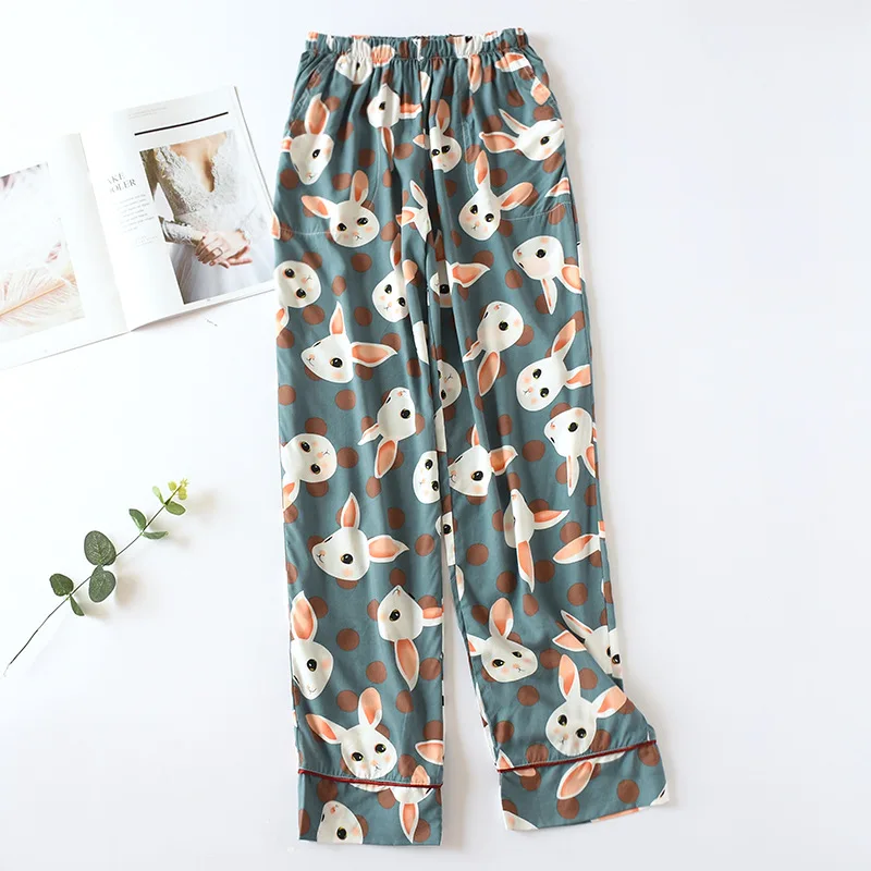 Summer Ladies Thin Pajamas Casual Home Pants Soft and Comfortable Rayon Women Sleep Bottoms Elastic Waist Viscose Lounge Wear 
Summer Ladies Thin Pajamas Casual Home Pants Soft and Comfortable Rayon Women Sleep Bottoms Elastic Waist Viscose Lounge Wear