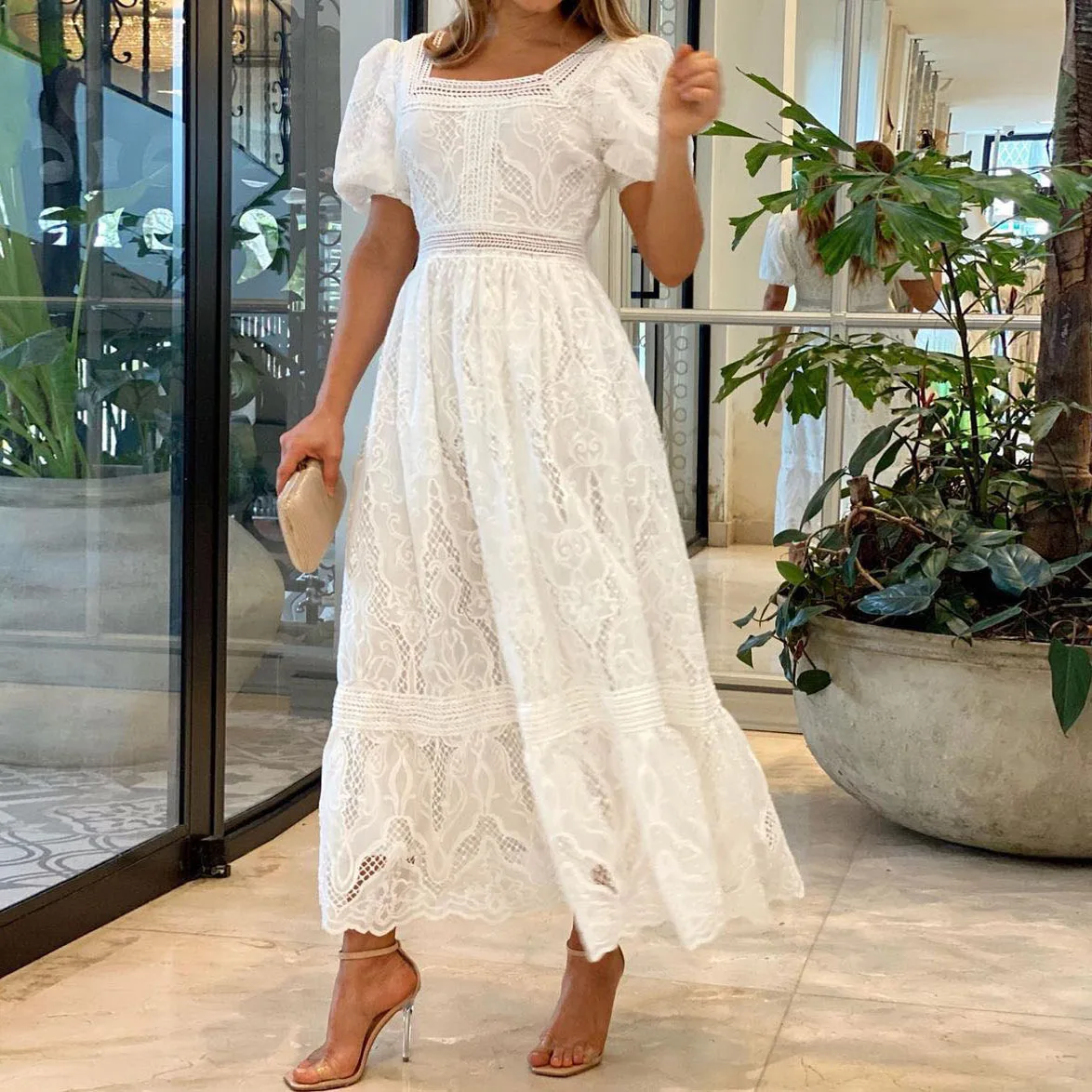 Sweet Girl A Line Dress Summer Lace Embroidery Party Dresses Casual Street Boho Vestidos
Sweet Girl A Line Dress Summer Lace Embroidery Party Dresses Casual Street Boho Vestidos