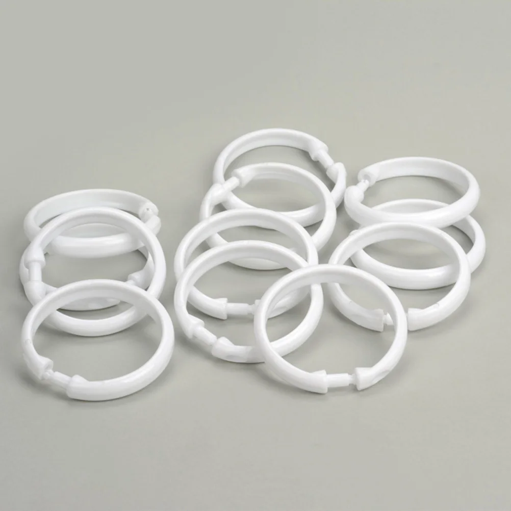 12/24pcs Curtain Hooks Practical O-shaped Shower Curtain Rings Glide Loop Hangers for Bathroom Home Hotel
12/24pcs Curtain Hooks Practical O-shaped Shower Curtain Rings Glide Loop Hangers for Bathroom Home Hotel