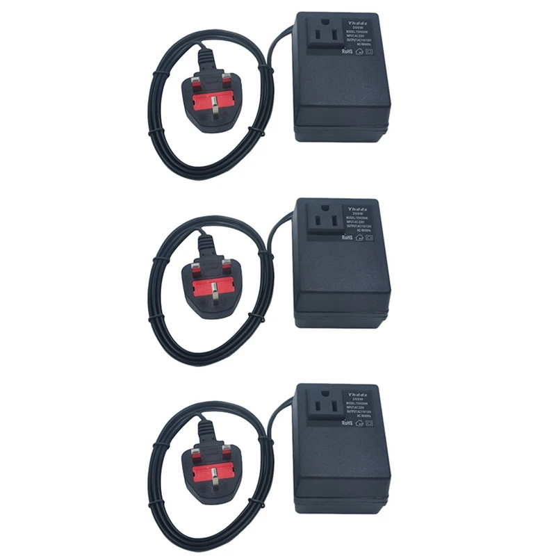 3X 200W Voltage Converter Transformer Step Down 220V To 110V AC Step Down Travel Voltage Transformer Converter UK Plug
3X 200W Voltage Converter Transformer Step Down 220V To 110V AC Step Down Travel Voltage Transformer Converter UK Plug