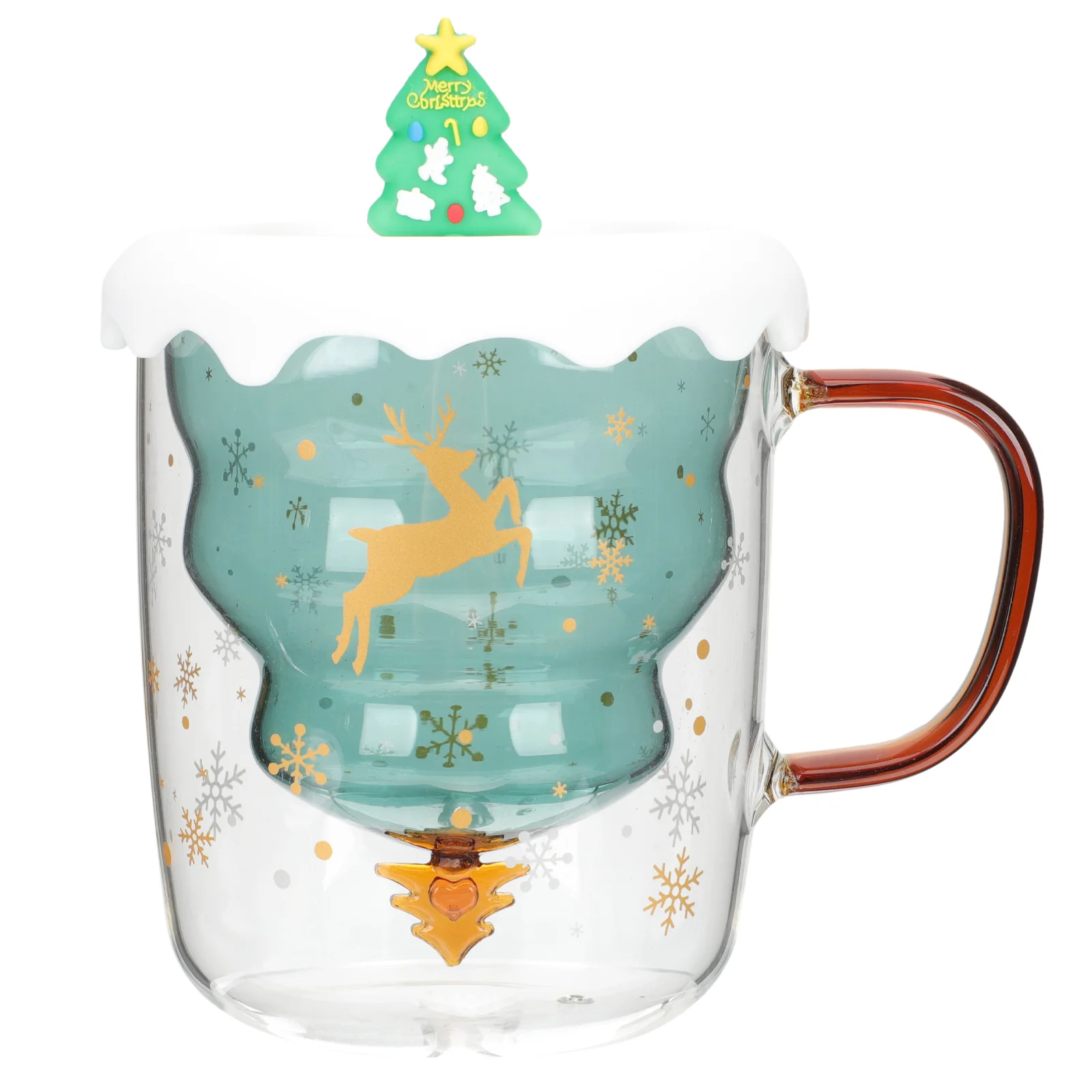 Festive Adorable Premium Xmas Elements Glass Christmas Glassware Glass Coffee Mugs With Lids for Home Party 
Festive Adorable Premium Xmas Elements Glass Christmas Glassware Glass Coffee Mugs With Lids for Home Party