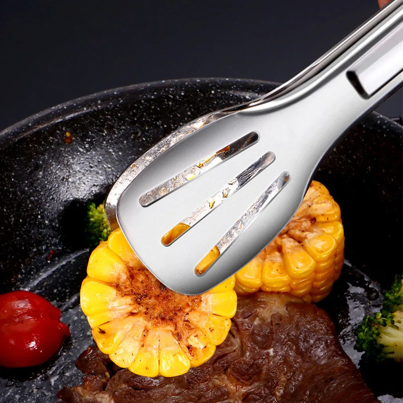 Multifunctional Stainless Steel Non-Slip BBQ Steak Bread Meat Clips Vegetable Salad Food Tong Barbecue Accessories Kitchen Tools
Multifunctional Stainless Steel Non-Slip BBQ Steak Bread Meat Clips Vegetable Salad Food Tong Barbecue Accessories Kitchen Tools