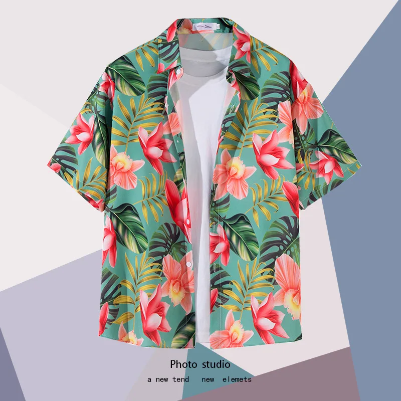 2023 Hawaiian Men's Shirt Summer Beach Flower Large 3D Print Beach Retro 5xl Fashion Top Man Casual Single Breasted Short Sleeve
2023 Hawaiian Men's Shirt Summer Beach Flower Large 3D Print Beach Retro 5xl Fashion Top Man Casual Single Breasted Short Sleeve