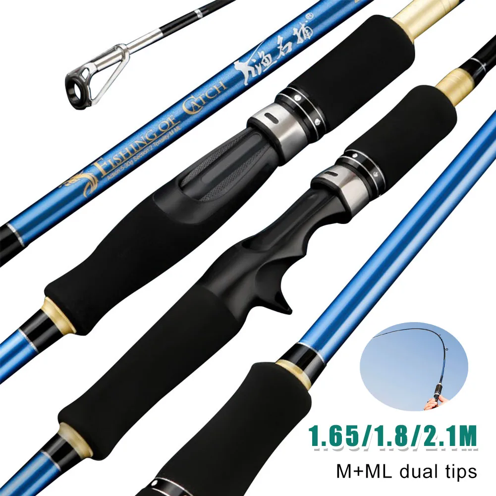 Fishing Rod 1.8/2.1/2.4m Spinning Casting Rod Carbon Fiber Lure Pole M+ML Power Carp Fishing Freshwater Saltwater Accessories
Fishing Rod 1.8/2.1/2.4m Spinning Casting Rod Carbon Fiber Lure Pole M+ML Power Carp Fishing Freshwater Saltwater Accessories