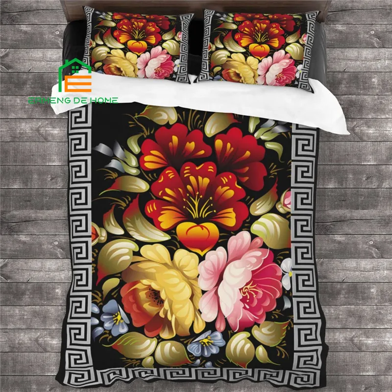 Luxury Flowers Pattern Duvet Cover Set Pillowcase Bedding Set Single Double Twin Full Queen King Size for Bedroom Decor
Luxury Flowers Pattern Duvet Cover Set Pillowcase Bedding Set Single Double Twin Full Queen King Size for Bedroom Decor