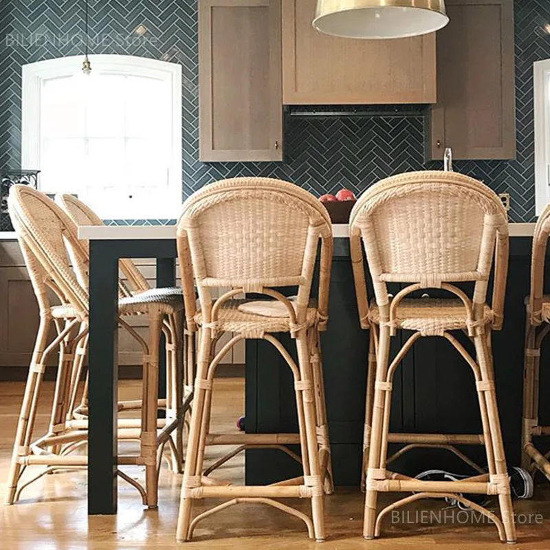 French Hotel Living Room Balcony Bar Chair Modern Simple Restaurant Kitchen High Chair Home Furniture Bedroom Leisure Bar Chairs
French Hotel Living Room Balcony Bar Chair Modern Simple Restaurant Kitchen High Chair Home Furniture Bedroom Leisure Bar Chairs