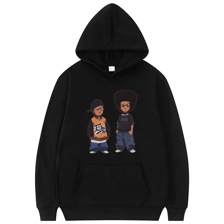 Толстовка с капюшоном The Boondocks Huey and Raymond, модные худи В креативном стиле для мужчин и женщин, уличная одежда, свитшоты, Свободная Толстовка дл...
Толстовка с капюшоном The Boondocks Huey and Raymond, модные худи В креативном стиле для мужчин и женщин, уличная одежда, свитшоты, Свободная Толстовка дл...