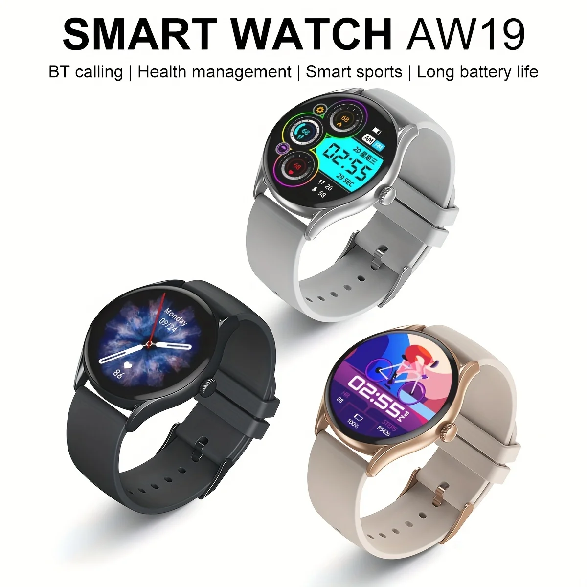 Smart Watch For Women Men, 1.28" Touch HD Color Screen Fiess Support Voice Control, Siri Dials, BT Calling, IP67 
Smart Watch For Women Men, 1.28" Touch HD Color Screen Fiess Support Voice Control, Siri Dials, BT Calling, IP67